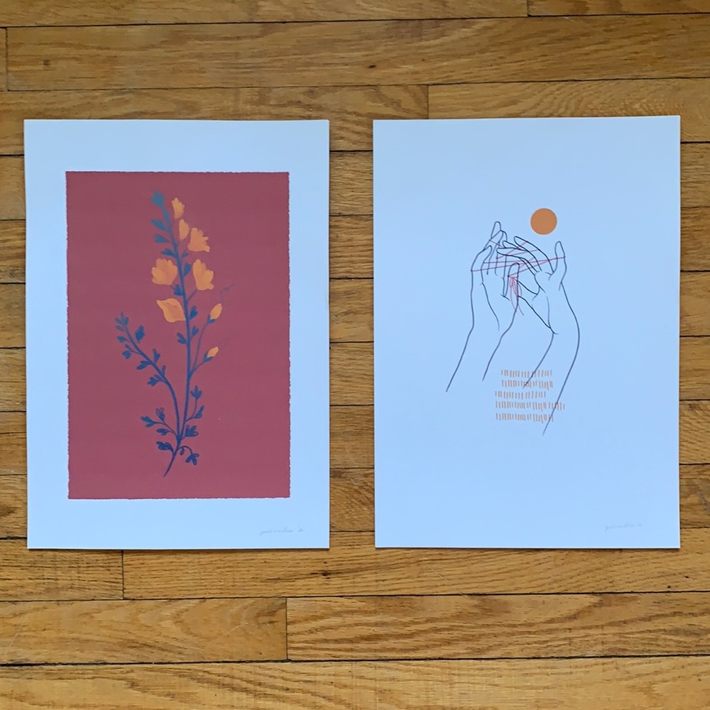 Two pack of prints by Patricia Shim